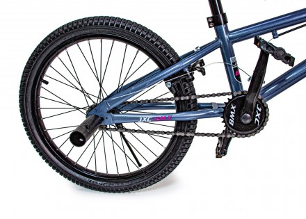 Трюковый велосипед 20 "JXC BMX". Черный с краснымТрюковый велосипед "JXC BMX" ст. . фото 5