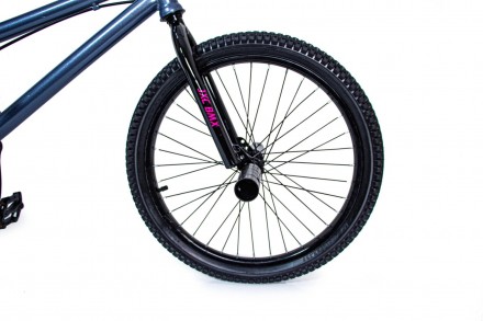Трюковый велосипед 20 "JXC BMX". Черный с краснымТрюковый велосипед "JXC BMX" ст. . фото 6