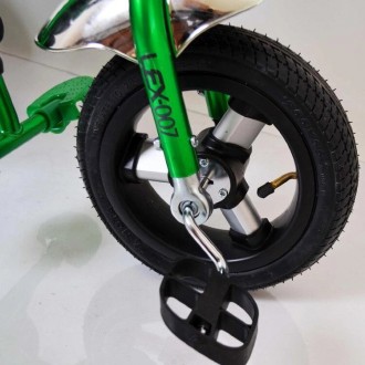 Lex-007 (10/8 AIR wheels) GreenУниверсальный трехколесный велосипед от известног. . фото 4