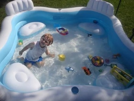  Детский надувной бассейн Intex
"
Надувной бассейн будет отличным подарком для в. . фото 7