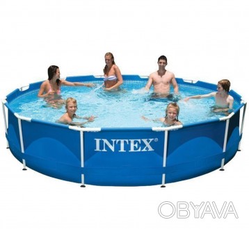 Каркасный бассейн Intex 28210-4, 366x76 см (картриджный фильтр-насос 2 006 л/ч, . . фото 1