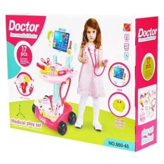 Развивающий игрушечный набор врача от Shantou Jinxing со световыми и музыкальным. . фото 5