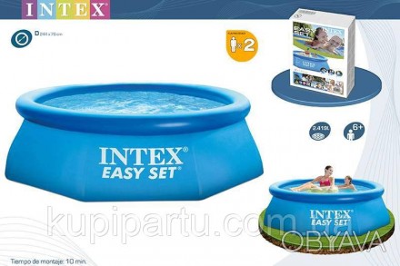 Комплектація
До комплекту надувного басейну Intex 28110 входить:
інструкція росі. . фото 1
