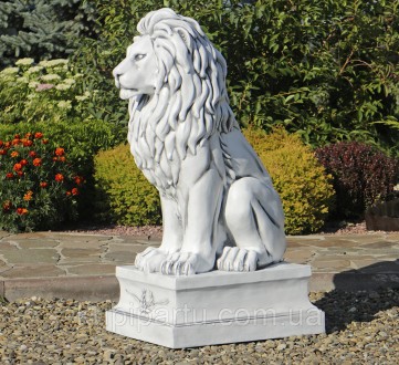 Большая садовая скульптура льва – презентабельный декор Вашего сада. Лев – симво. . фото 3