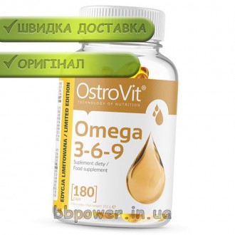 
Описание OstroVit Omega 3-6-9 
OstroVit Omega 3-6-9 - изготовленная по передовы. . фото 3