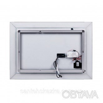 Зеркало Qtap Aries 500х700 с LED-подсветкой, Reverse QT037816015070W. . фото 1