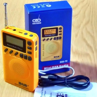 Цифровой DAB/DAB+ FM радиоприемник + MP3 (TF Card), мощность 2 Вт, аккумулятор 1. . фото 2