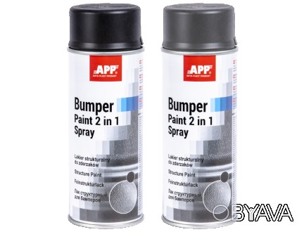 
Структурний лак для пластмас APP Bumper Paint Spray є однокомпонентним, швидков. . фото 1