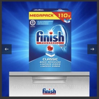 
Таблетки для посудомоечной машины Finish Powerball Classic, 110 штук [DE]
Преим. . фото 2