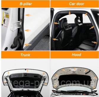 Универсальный уплотнитель для автомобильной двери – применяется для уплотнения д. . фото 6