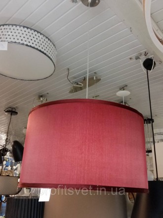 Светильник подвесной Р4503 - цвет бордо , D 40см , патрон 1х Е27. . фото 5