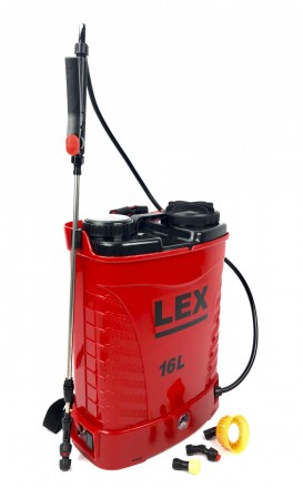 Обприскувач LEX LX16L один з найбільш потужних акумуляторних обприскувачів з об'. . фото 4