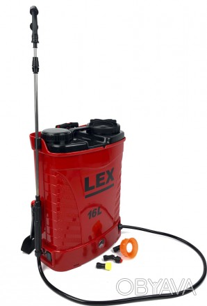 Обприскувач LEX LX16L один з найбільш потужних акумуляторних обприскувачів з об'. . фото 1