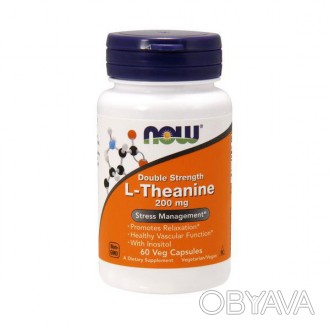 
 
NOW L-Theanine 200 mg - пищевая добавка, действующим веществом которой являет. . фото 1