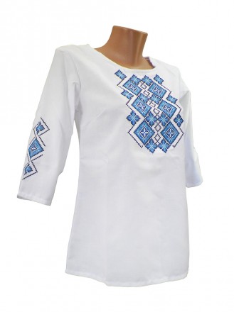 
Блузка подросток вышитая
рукав 3/4
размер 36-44
орнамент Праздничная
ткань - До. . фото 2