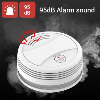 Wif датчик дыма с сиреной и оповещением на смартфон С умным wifi датчиком дыма N. . фото 6