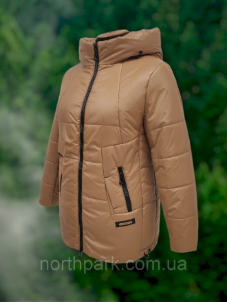 Стильна модель від українського виробника Baccara - коротка куртка з капюшоном, . . фото 7