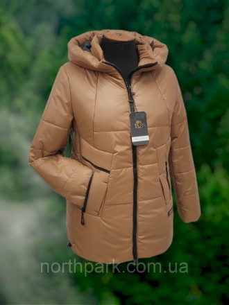 Стильна модель від українського виробника Baccara - коротка куртка з капюшоном, . . фото 3
