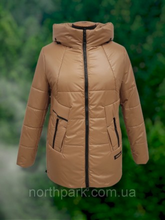 Стильна модель від українського виробника Baccara - коротка куртка з капюшоном, . . фото 2
