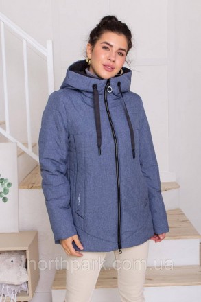 Стильна жіноча куртка великих розмірів від українського виробника CoolZika з нов. . фото 2