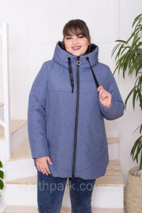 Стильна жіноча куртка великих розмірів від українського виробника CoolZika з нов. . фото 3