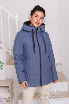 Стильна жіноча куртка великих розмірів від українського виробника CoolZika з нов. . фото 1