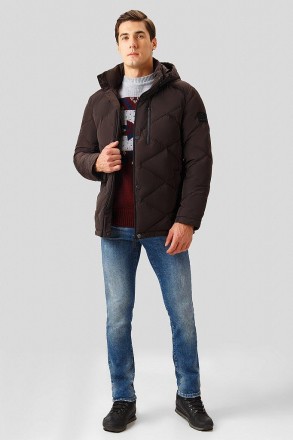 Зимняя мужская куртка короткая Finn Flare привлекает внимание своим удобным прям. . фото 3
