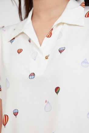 
Блузка из воздушной вискозы от финского бренда Finn Flare подойдет не только дл. . фото 6