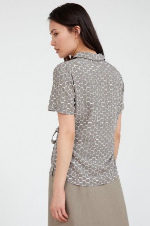 
Блузка с коротким рукавом из летней коллекции Finn Flare. Благодаря удобной, сл. . фото 4