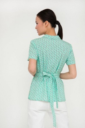 
Блузка с коротким рукавом из летней коллекции Finn Flare. Благодаря удобной, сл. . фото 5