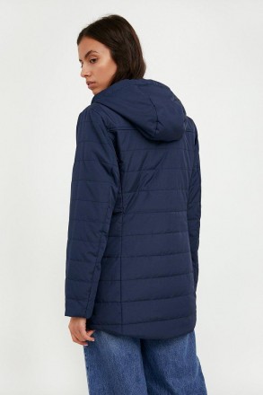 Демисезонная куртка от финского бренда Finn Flare. Модель застегивается на планк. . фото 6