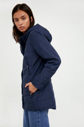 Демисезонная куртка от финского бренда Finn Flare. Модель застегивается на планк. . фото 5