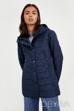 Демисезонная куртка от финского бренда Finn Flare. Модель застегивается на планк. . фото 1