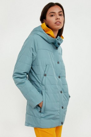 Демисезонная куртка от финского бренда Finn Flare. Модель застегивается на планк. . фото 3