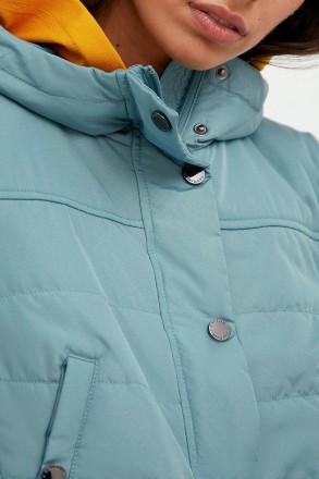 Демисезонная куртка от финского бренда Finn Flare. Модель застегивается на планк. . фото 7