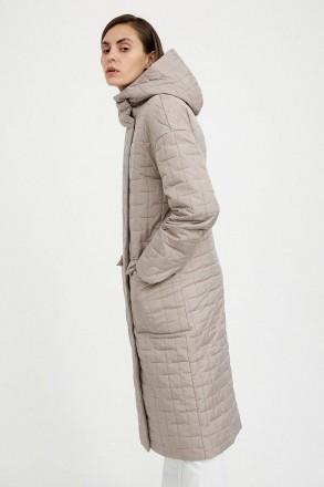 Это стильное стеганое пальто от финского бренда Finn Flare прямого кроя слегка у. . фото 4