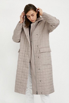 Это стильное стеганое пальто от финского бренда Finn Flare прямого кроя слегка у. . фото 3
