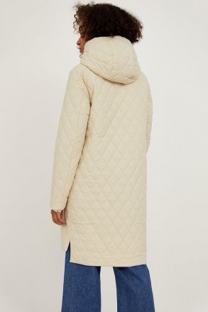 Стеганая куртка женская с капюшоном от финского бренда Finn Flare. В боковых шва. . фото 3