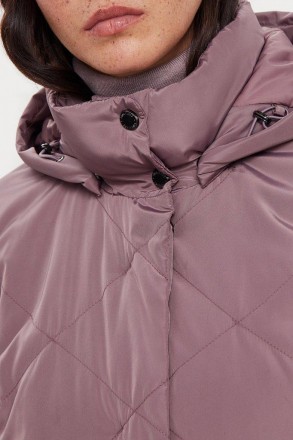 Длинная стеганая куртка женская Finn Flare с красивым стеганым узором (верх с бо. . фото 8