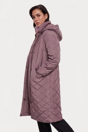 Длинная стеганая куртка женская Finn Flare с красивым стеганым узором (верх с бо. . фото 3