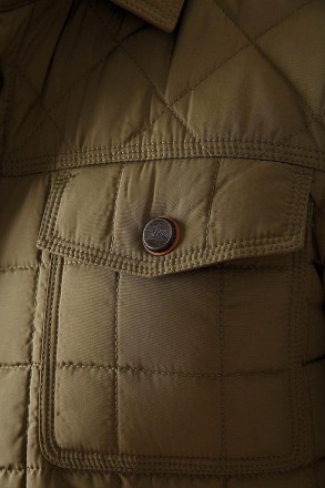 Стеганая куртка-рубашка мужская Finn Flare демисезонная на планке с кнопками. Мо. . фото 7