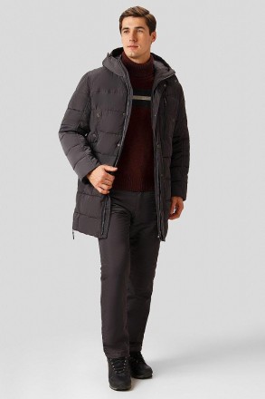 Зимняя куртка мужская длинная Finn Flare из высококачественного материала с высо. . фото 3