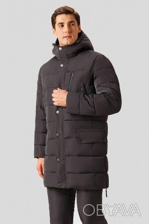 Зимняя куртка мужская длинная Finn Flare из высококачественного материала с высо. . фото 1