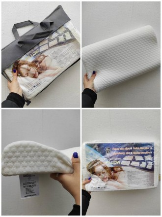 Ортопедична подушка з ефектом пам'яті для здорового сну Memory Pillow Біла
Сучас. . фото 4
