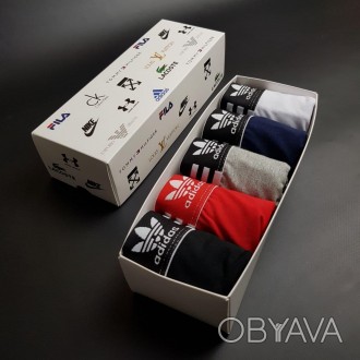 
Мужские трусы Adidas
Наборы упакованы в фирменную коробку!
 
Материал трусов: 9. . фото 1