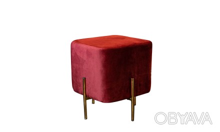 
Пуф Луї бордовий : стильна і сучасна модель від меблевої компанії PRESTOL . Від. . фото 1