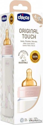 Бутылочка для кормления пластиковая Chicco Original Touch с латексной соской 4+м. Ивано-Франковск. фото 1 Бутылочка для кормления пластиковая Chicco Original Touch с латексной соской 4+м. Ивано-Франковск. фото 1