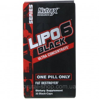 Жиросжигатель, Nutrex Lipo-6 Black Ultra Concentrate (30caps). Харьков. фото 1 Жиросжигатель, Nutrex Lipo-6 Black Ultra Concentrate (30caps). Харьков. фото 1