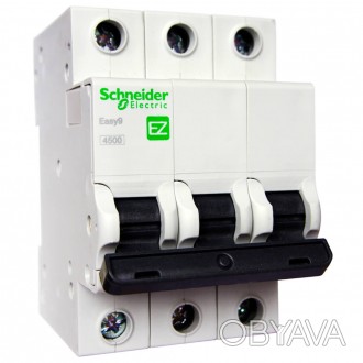 
Функции автоматического выключателя Schneider Electric Easy9 3P 10A хар-ка C 4,. . фото 1