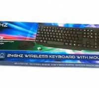 Комплект клавиатура+мышь W1080 беспроводная черная.
Подключение устройства
 Бесп. . фото 3